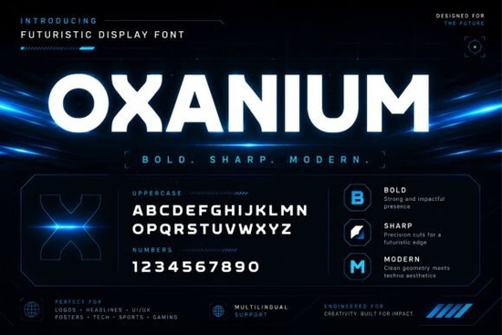 Oxanium Font